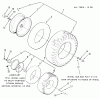 Toro R3-12B601 (112-6e) - 112-6e Rear Engine Rider, 1990 Spareparts SECTION 9-WHEELS AND TIRES
