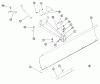 Toro BDR-4267 - 42" Snow/Dozer Blade, 1967 Listas de piezas de repuesto y dibujos PARTS LIST FOR DOZER BLADE MODEL 6-3111 (FORMERLY BDR-385)