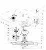 Toro 10502 - 21" Rear Bagging Lawnmower, 1981 (1000001-1999999) Listas de piezas de repuesto y dibujos BLADE BRAKE CLUTCH ASSEMBLY