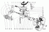 Toro 16000 - Fiesta Lawnmower, 1971 (1000001-1999999) Listas de piezas de repuesto y dibujos GEAR CASE ASSEMBLY MODEL NO. 16222