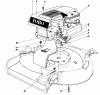 Toro 16277 - Whirlwind Lawnmower, 1979 (9000001-9999999) Listas de piezas de repuesto y dibujos ENGINE ASSEMBLY MODEL 16277