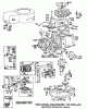 Toro 16113 - Whirlwind II Lawnmower, 1979 (9000001-9999999) Listas de piezas de repuesto y dibujos ENGINE BRIGGS & STRATTON MODEL 92908-1842-01 FOR 21" HAND PROPELLED MODEL 16113 AND 21" SELF PROPELLED MODEL 16277