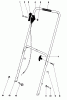 Toro 16113 - Whirlwind II Lawnmower, 1979 (9000001-9999999) Listas de piezas de repuesto y dibujos HANDLE ASSEMBLY MODEL 16009 AND 16113