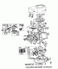 Toro 16035 - Whirlwind II Lawnmower, 1977 (7000001-7999999) Listas de piezas de repuesto y dibujos ENGINE BRIGGS & STRATTON MODEL 92908-1744-01 FOR 21" HAND PROPELLED MODEL 16106