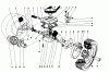 Toro 16106 - Lawnmower, 1977 (7000001-7999999) Listas de piezas de repuesto y dibujos GEAR BOX ASSEMBLY MODEL 16264