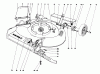 Toro 16287 - Whirlwind II Lawnmower, 1977 (7000001-7999999) Listas de piezas de repuesto y dibujos HOUSING ASSEMBLY MODEL 16287