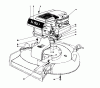 Toro 16155 - Whirlwind II Lawnmower, 1978 (8000001-8999999) Listas de piezas de repuesto y dibujos ENGINE ASSEMBLY MODEL 16287