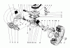 Toro 16155 - Whirlwind II Lawnmower, 1978 (8000001-8999999) Listas de piezas de repuesto y dibujos GEAR BOX ASSEMBLY MODEL 16287