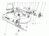 Toro 16155 - Whirlwind II Lawnmower, 1978 (8000001-8999999) Listas de piezas de repuesto y dibujos HOUSING ASSEMBLY MODEL 16287