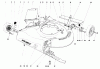 Toro 16067 - Whirlwind II Lawnmower, 1979 (9000001-9999999) Listas de piezas de repuesto y dibujos HOUSING ASSEMBLY MODEL 16067 AND 16155