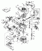 Toro 16165 - Lawnmower, 1980 (0000001-0999999) Listas de piezas de repuesto y dibujos ENGINE TECUMSEH MODEL NO. TNT 100-10071C