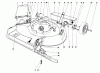 Toro 16297 - Lawnmower, 1980 (0000001-0999999) Listas de piezas de repuesto y dibujos HOUSING ASSEMBLY MODEL 16297