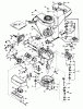 Toro 16165 - Lawnmower, 1981 (1000001-1999999) Listas de piezas de repuesto y dibujos ENGINE TECUMSEH MODEL NO. TNT 100-10071D
