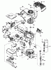 Toro 16165 - Lawnmower, 1984 (4000001-4999999) Listas de piezas de repuesto y dibujos ENGINE TECUMSEH MODEL NO. TNT 100-10077E
