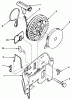 Toro 16165C - Lawnmower, 1985 (5000001-5999999) Listas de piezas de repuesto y dibujos REWIND STARTER NO. 590531