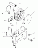 Toro 16165C - Lawnmower, 1986 (6000001-6999999) Listas de piezas de repuesto y dibujos REWIND STARTER NO. 590531