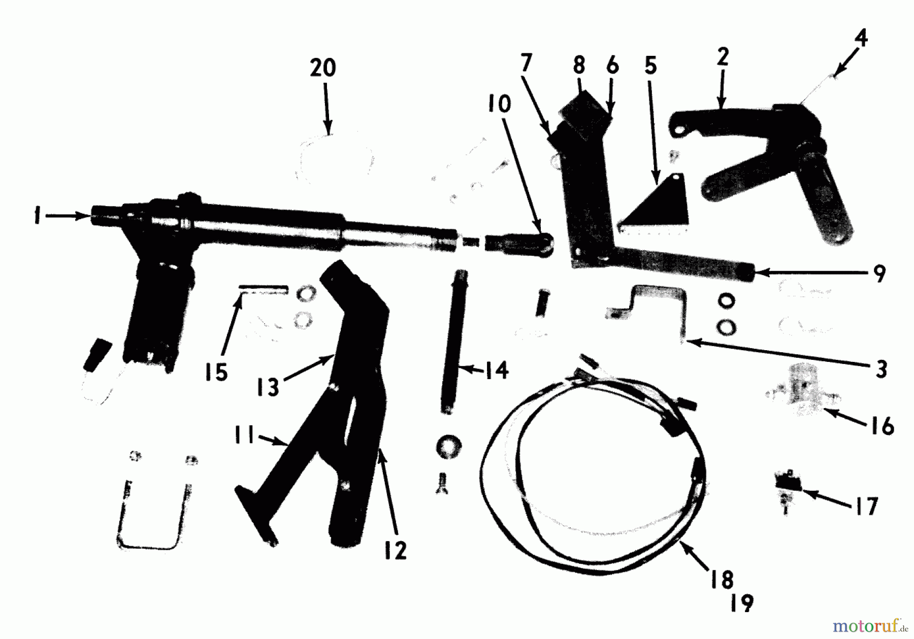 Toro Neu Accessories 84221 - Toro Electric Lift, 1972 ELECTRIC LIFT ACCESSORY PARTS LIST-MODEL 8-4221