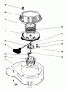 Toro 16202C - Lawnmower, 1987 (7000001-7999999) Listas de piezas de repuesto y dibujos RECOIL ASSEMBLY (ENGINE NO. 47PG6)