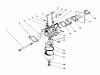 Toro 16202C - Lawnmower, 1988 (8000001-8999999) Listas de piezas de repuesto y dibujos CARBURETOR ASSEMBLY (MODEL NO. 47PH7)