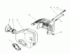 Toro 16202C - Lawnmower, 1988 (8000001-8999999) Listas de piezas de repuesto y dibujos MUFFLER ASSEMBLY (MODEL NO. 47PH7)