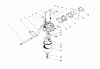 Toro 16212 - Lawnmower, 1985 (5000001-5999999) Listas de piezas de repuesto y dibujos CARBURETOR ASSEMBLY
