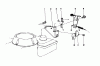 Toro 16212C - Lawnmower, 1986 (6000001-6999999) Listas de piezas de repuesto y dibujos BRAKE ASSEMBLY