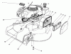 Toro 16212C - Lawnmower, 1987 (7000001-7999999) Listas de piezas de repuesto y dibujos ENGINE ASSEMBLY (MODEL NO. 47PG6)