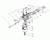 Toro 16212C - Lawnmower, 1989 (9000001-9999999) Listas de piezas de repuesto y dibujos CARBURETOR ASSEMBLY (MODEL NO. 47PJ8)