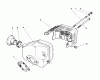 Toro 16212C - Lawnmower, 1989 (9000001-9999999) Listas de piezas de repuesto y dibujos MUFFLER ASSEMBLY (MODEL NO. 47PJ8)