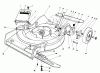 Toro 16212WG - Lawnmower, 1990 (0000001-0999999) Listas de piezas de repuesto y dibujos HOUSING ASSEMBLY