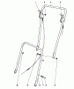 Toro 16255 - Whirlwind, 1973 (3000001-3999999) Listas de piezas de repuesto y dibujos HANDLE ASSEMBLY