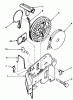 Toro 16297 - Lawnmower, 1984 (4000001-4999999) Listas de piezas de repuesto y dibujos REWIND STARTER NO. 590531