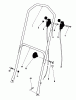 Toro 16299 - Lawnmower, 1984 (4000001-4999999) Listas de piezas de repuesto y dibujos HANDLE ASSEMBLY