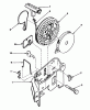 Toro 16299 - Lawnmower, 1985 (5000001-5999999) Listas de piezas de repuesto y dibujos STARTER NO. 590531