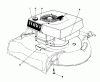 Toro 16300 - Lawnmower, 1980 (0000001-0999999) Listas de piezas de repuesto y dibujos ENGINE ASSEMBLY
