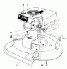 Toro 16320 - Lawnmower, 1980 (0000001-0999999) Listas de piezas de repuesto y dibujos ENGINE ASSEMBLY