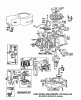Toro 16320 - Lawnmower, 1981 (1000001-1999999) Listas de piezas de repuesto y dibujos ENGINE BRIGGS & STRATTON MODEL 92908-2052-01, ENGINE BRIGGS & STRATTON MODEL 93508-0193-01