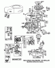 Toro 16320 - Lawnmower, 1982 (2000001-2999999) Listas de piezas de repuesto y dibujos ENGINE BRIGGS & STRATTON MODEL 93508-0193-01, ENGINE BRIGGS & STRATTON MODEL 92908-2052-01