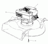 Toro 16340C - Lawnmower, 1985 (5000001-5999999) Listas de piezas de repuesto y dibujos ENGINE ASSEMBLY