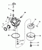 Toro 16340C - Lawnmower, 1986 (6000001-6999999) Listas de piezas de repuesto y dibujos CARBURETOR NO. 632098