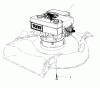 Toro 16340C - Lawnmower, 1986 (6000001-6999999) Listas de piezas de repuesto y dibujos ENGINE ASSEMBLY
