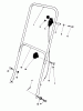 Toro 16340C - Lawnmower, 1986 (6000001-6999999) Listas de piezas de repuesto y dibujos HANDLE ASSEMBLY