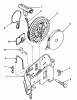 Toro 16340C - Lawnmower, 1986 (6000001-6999999) Listas de piezas de repuesto y dibujos REWIND STARTER N0. 590531