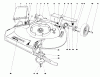 Toro 16370 - Whirlwind II Lawnmower, 1979 (9000001-9999999) Listas de piezas de repuesto y dibujos HOUSING ASSEMBLY MODEL 16390