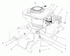 Toro 16401 (SD-21S) - Side Discharge Mower, SD-21S, 1998 (890000001-899999999) Listas de piezas de repuesto y dibujos ENGINE ASSEMBLY