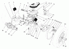Toro 16401 (SD-21S) - Side Discharge Mower, SD-21S, 1998 (890000001-899999999) Listas de piezas de repuesto y dibujos GEAR CASE ASSEMBLY