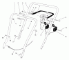 Toro 16401 (SD-21S) - Side Discharge Mower, SD-21S, 1998 (890000001-899999999) Listas de piezas de repuesto y dibujos HANDLE ASSEMBLY