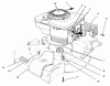 Toro 16401 - Side Discharge Mower, 1996 (6900001-6999999) Listas de piezas de repuesto y dibujos ENGINE ASSEMBLY
