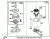 Toro 16402 - Lawnmower, 1991 (1000001-1999999) Listas de piezas de repuesto y dibujos ENGINE BRIGGS & STRATTON MODEL 122707-3187-01 #8