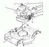 Toro 16410 - Lawnmower, 1993 (3900001-3999999) Listas de piezas de repuesto y dibujos ENGINE ASSEMBLY